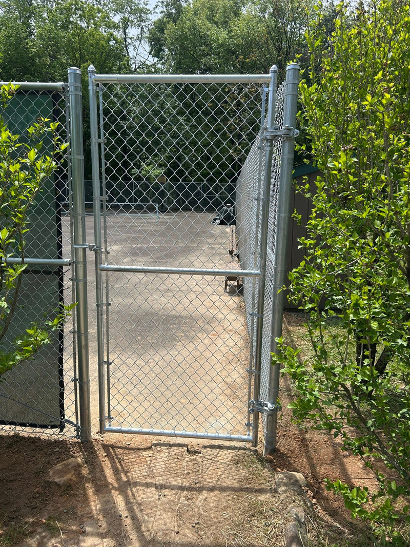 Chain link fence installed by Fortress Fenceworks