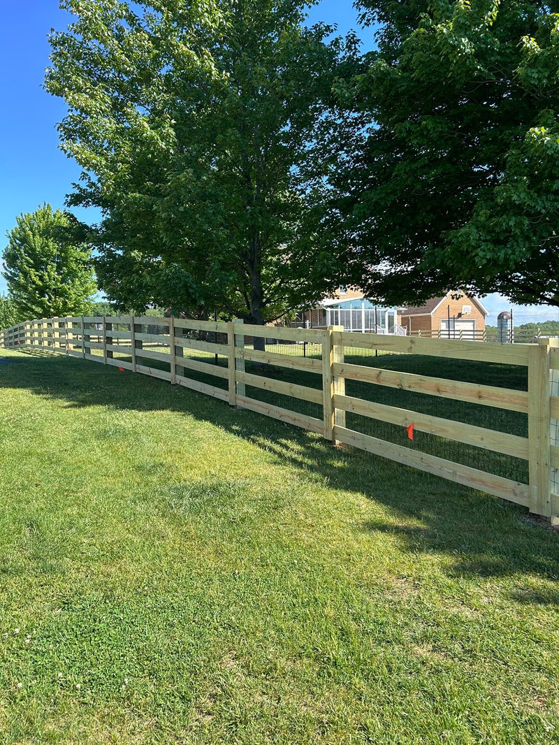 Wood fence installed by Fortress Fenceworks